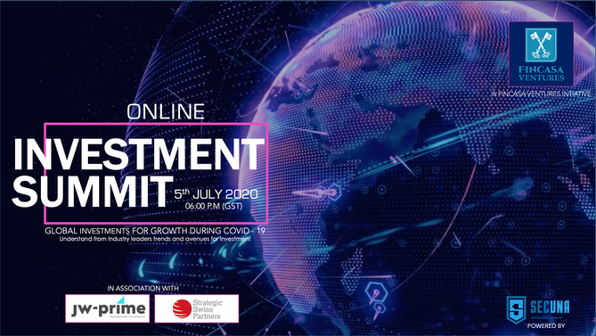 Fincasa Announces Global Online Investment Summit "Next Generation Visionaries"